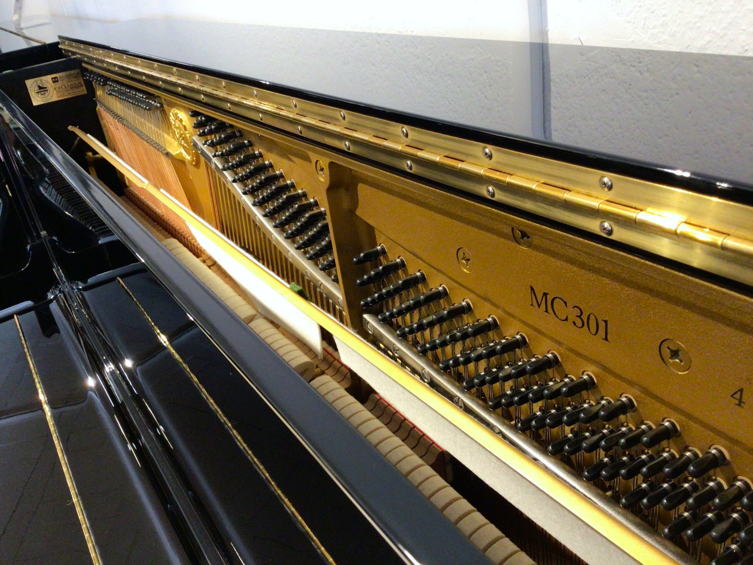 intérieur du piano